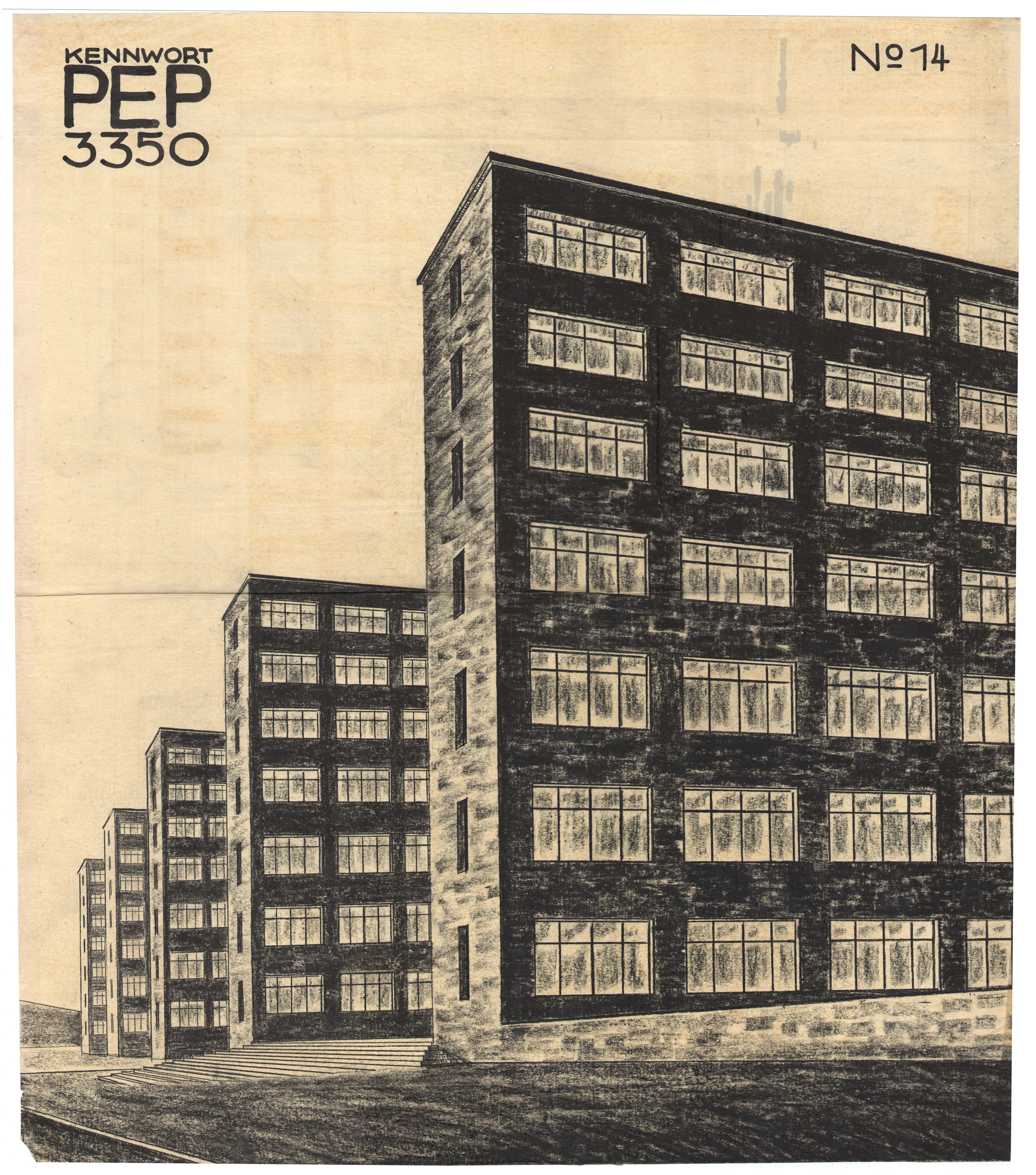 Otto Koenigsberger. Otto Koenigsberger, competition entry for Ministry of Justice Building, Berlin, c1931. Perspective. Credit: AA Archives: 2012:P148