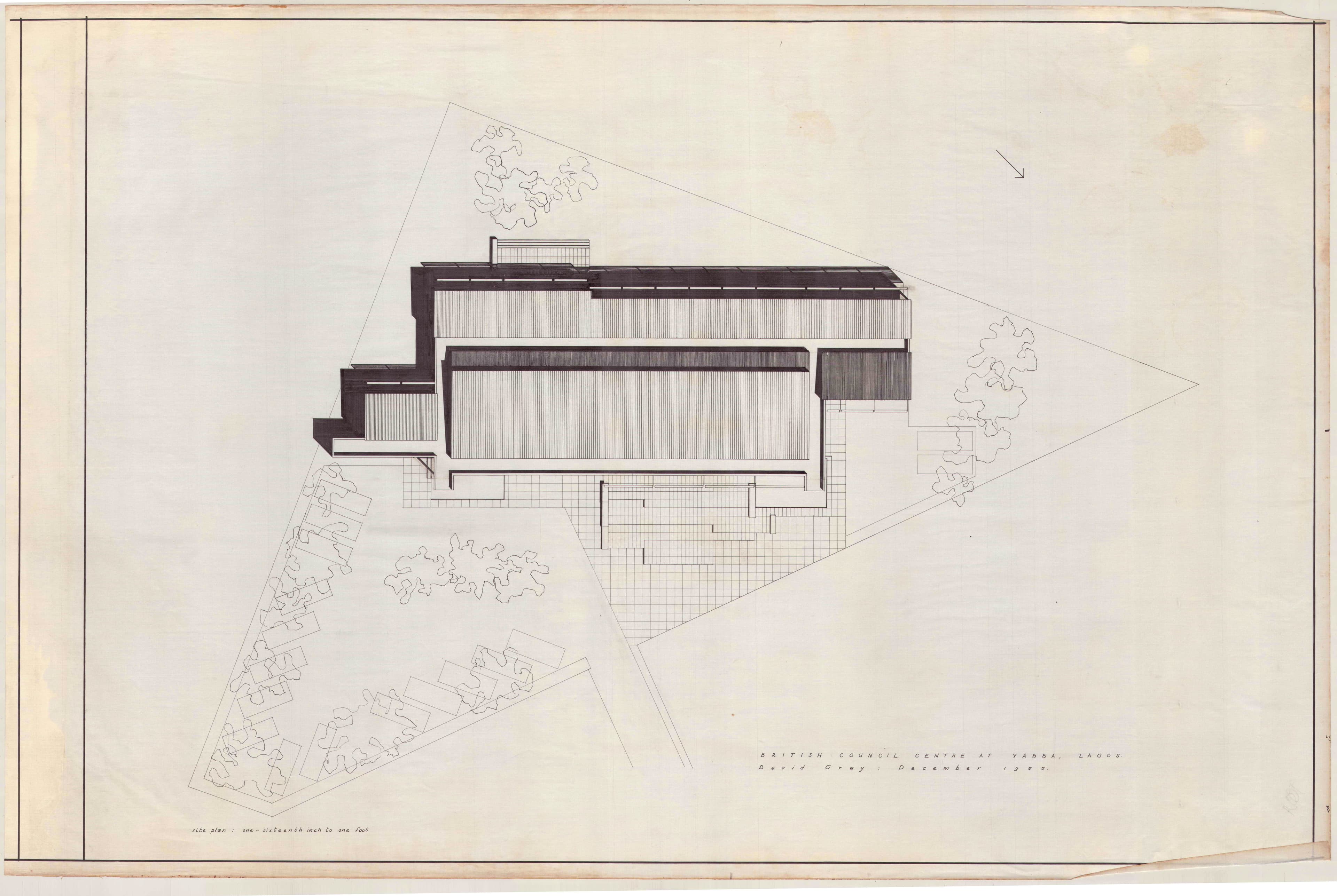David Gray,' British Council Centre at Yabba, Lagos' AA Department of Tropical Architecture, 1955.