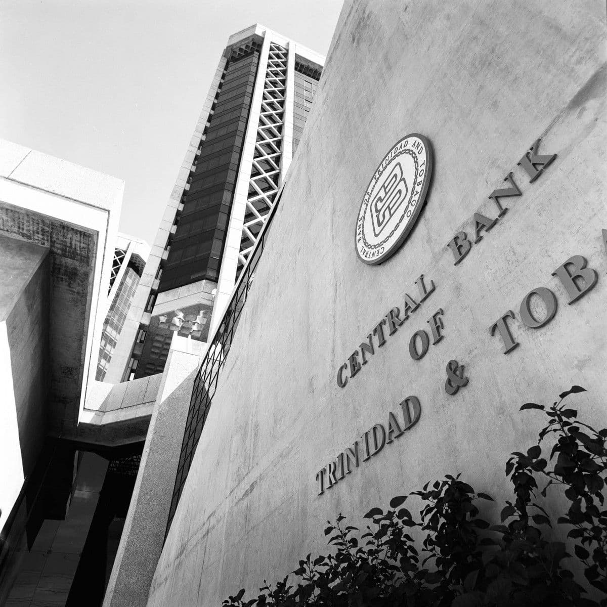 Ruskin Punch, for Anthony C. Lewis and Associates: Eric Williams Financial complex, Port of Spain, Trinidad (1978). Photograph courtesy of ACLA Architecture