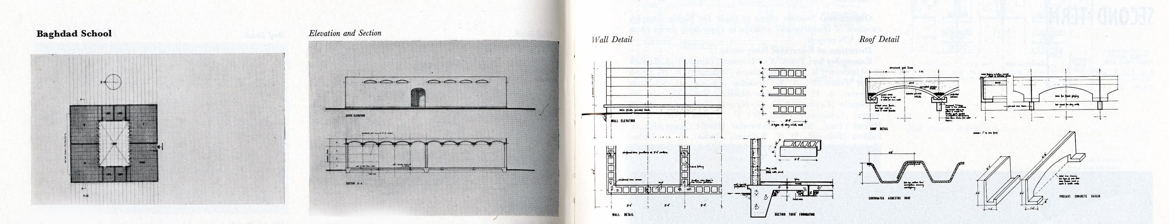 M.M. Shabandar, M. Awon, T. Al Jeda, B.S. Hakim and I.G.G. Ngurah:  'Baghdad School', AA Department of Tropical Studies, 1963