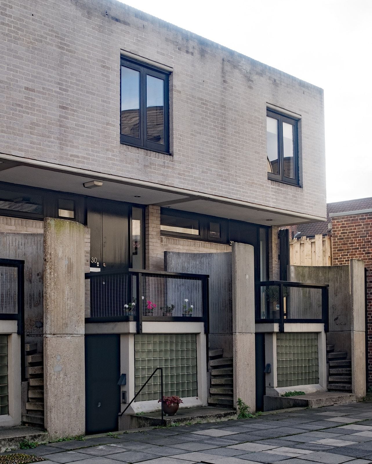 Winscombe Street, designed by Neave Brown. Photographer, Julian Osley, 2017.