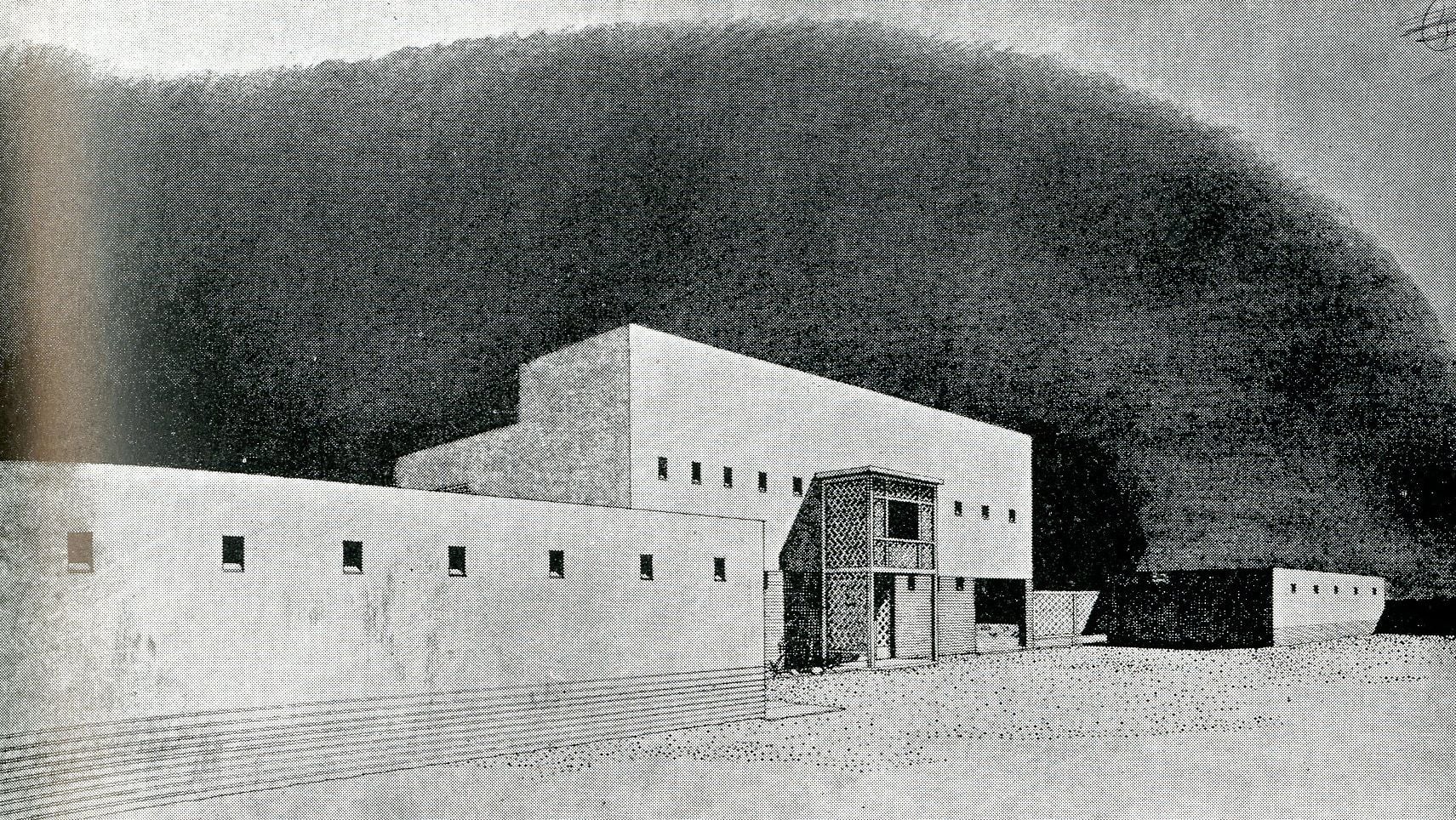 Peter Marcel De Souza, House at Chandigarh: perspective. AA Department of Tropical Architecture, 1954. AA Archives