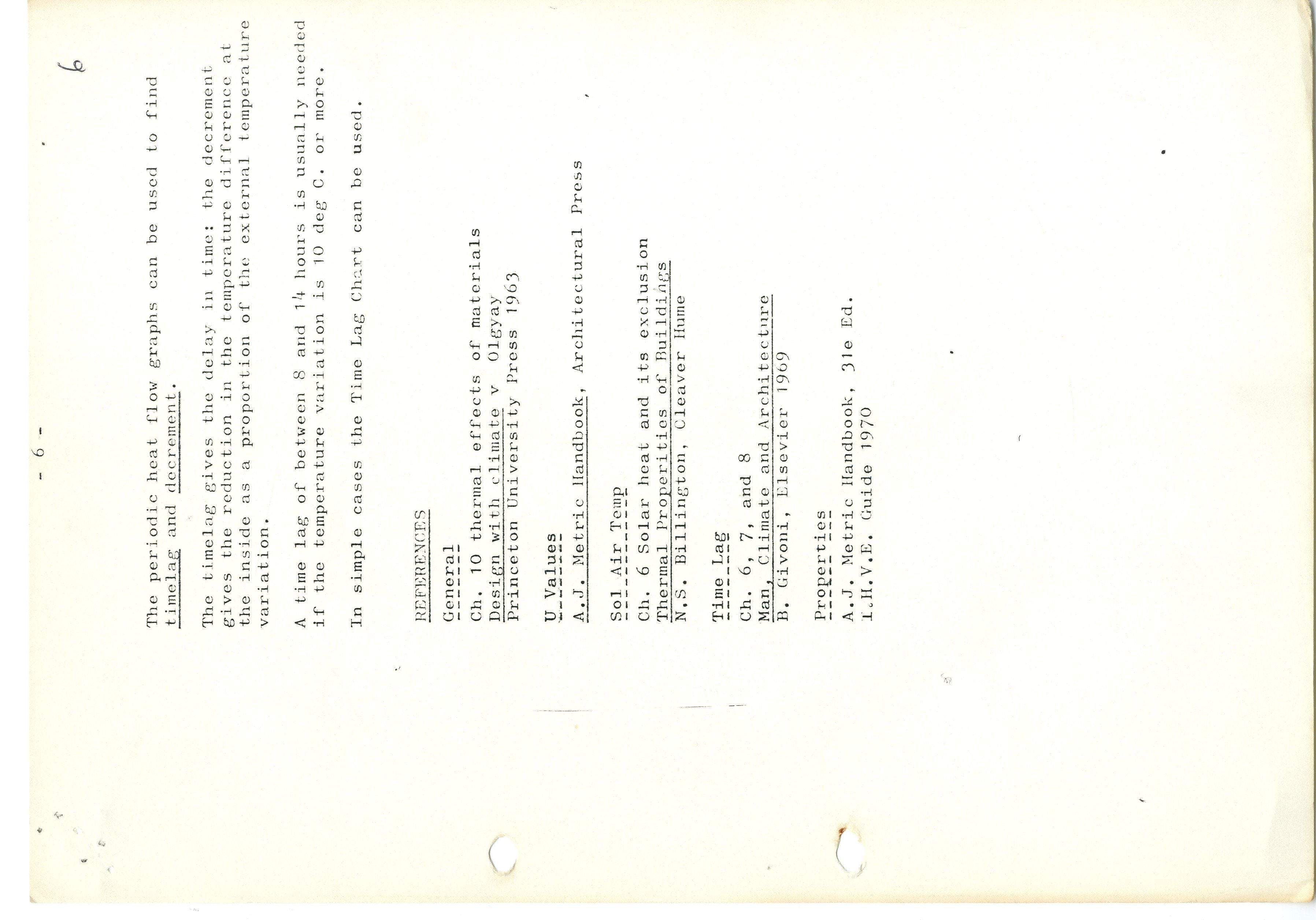 Undated paper produced by JM Evans for AA DTA