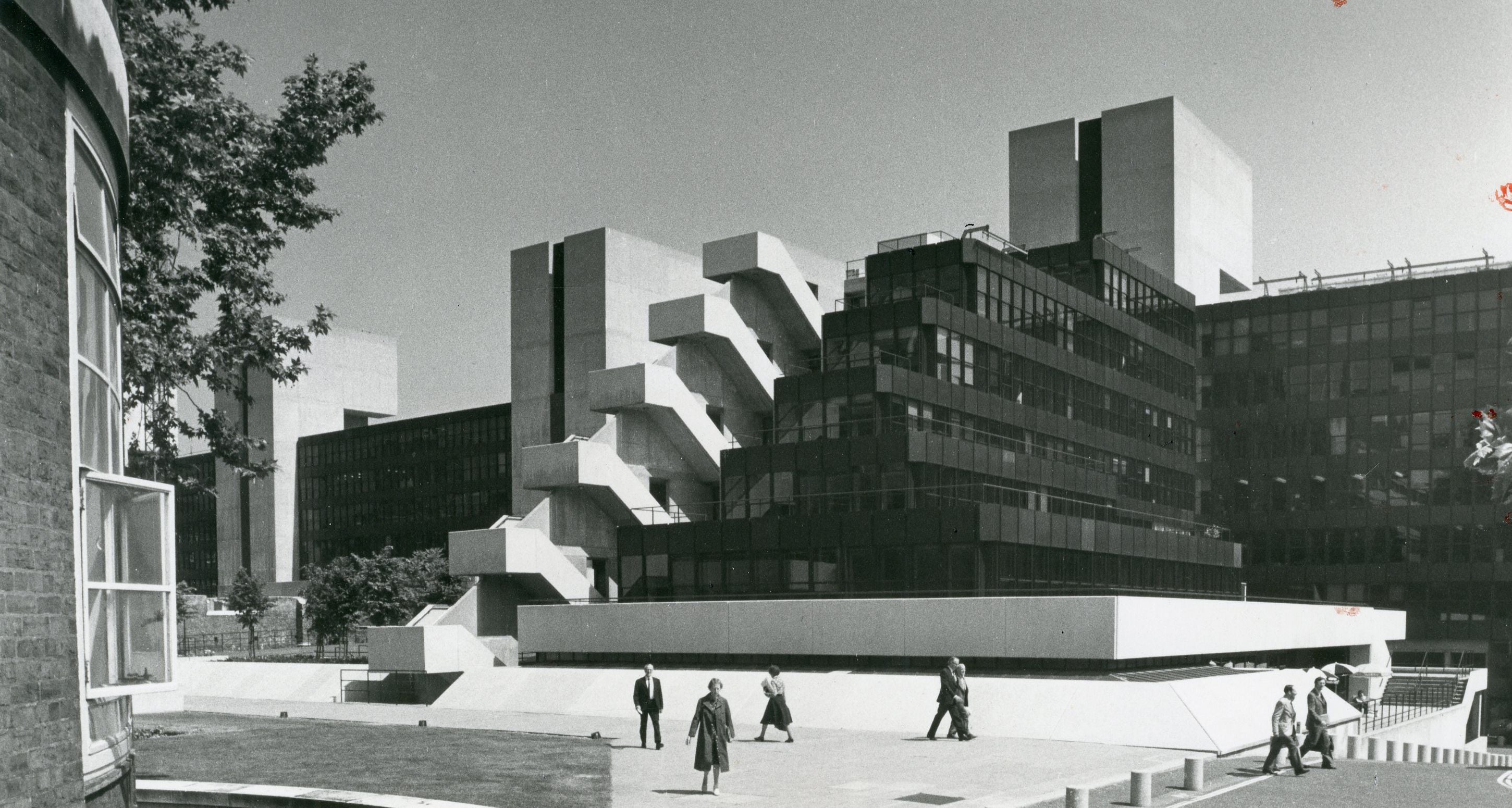 Denys Lasdun and Partners, Institute of Education, University of London. Photographer: D. Mill, AA Archives