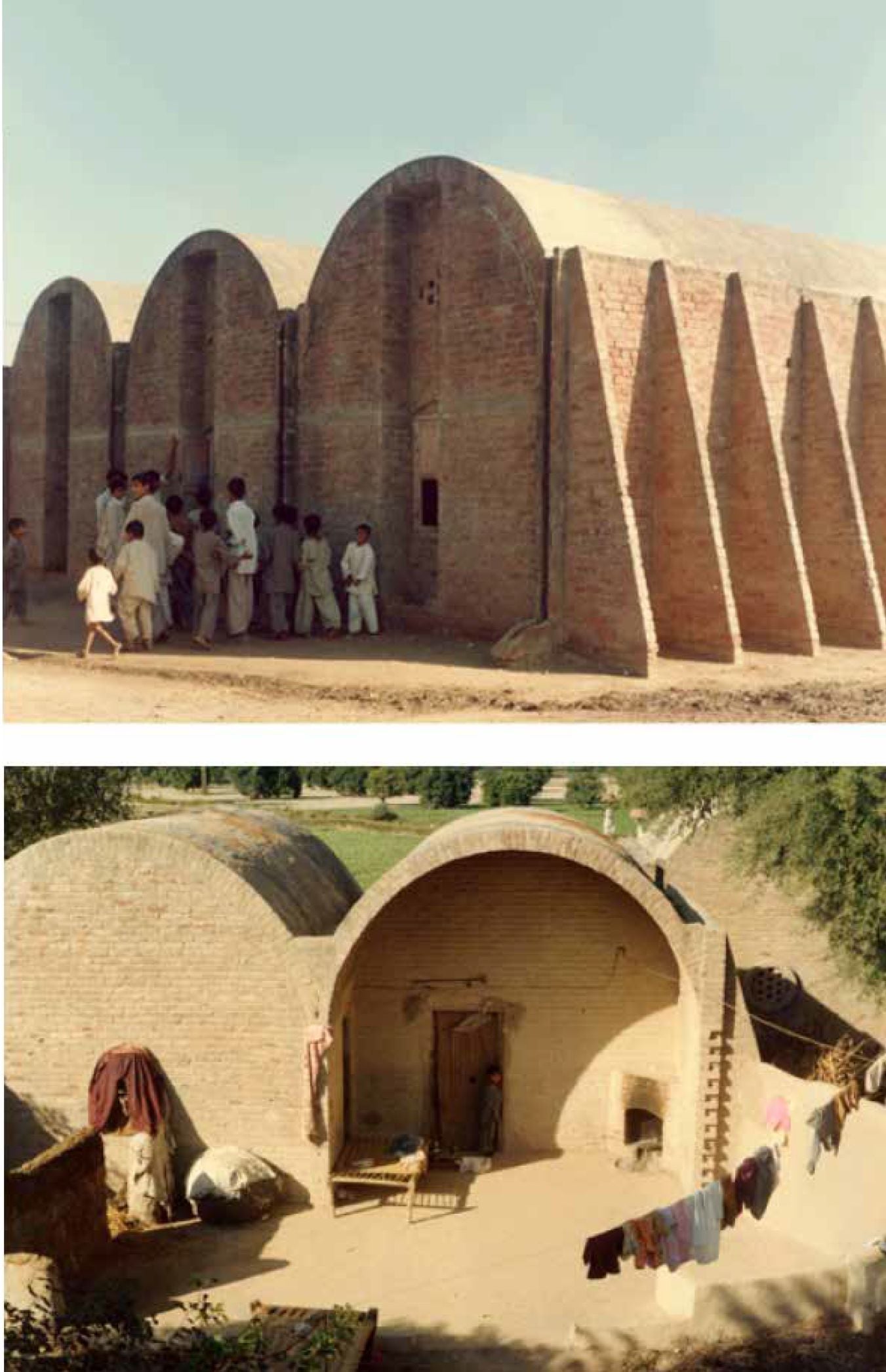 Kamil Khan Mumtaz, Houses at Kot Karamat photographed in 1980.