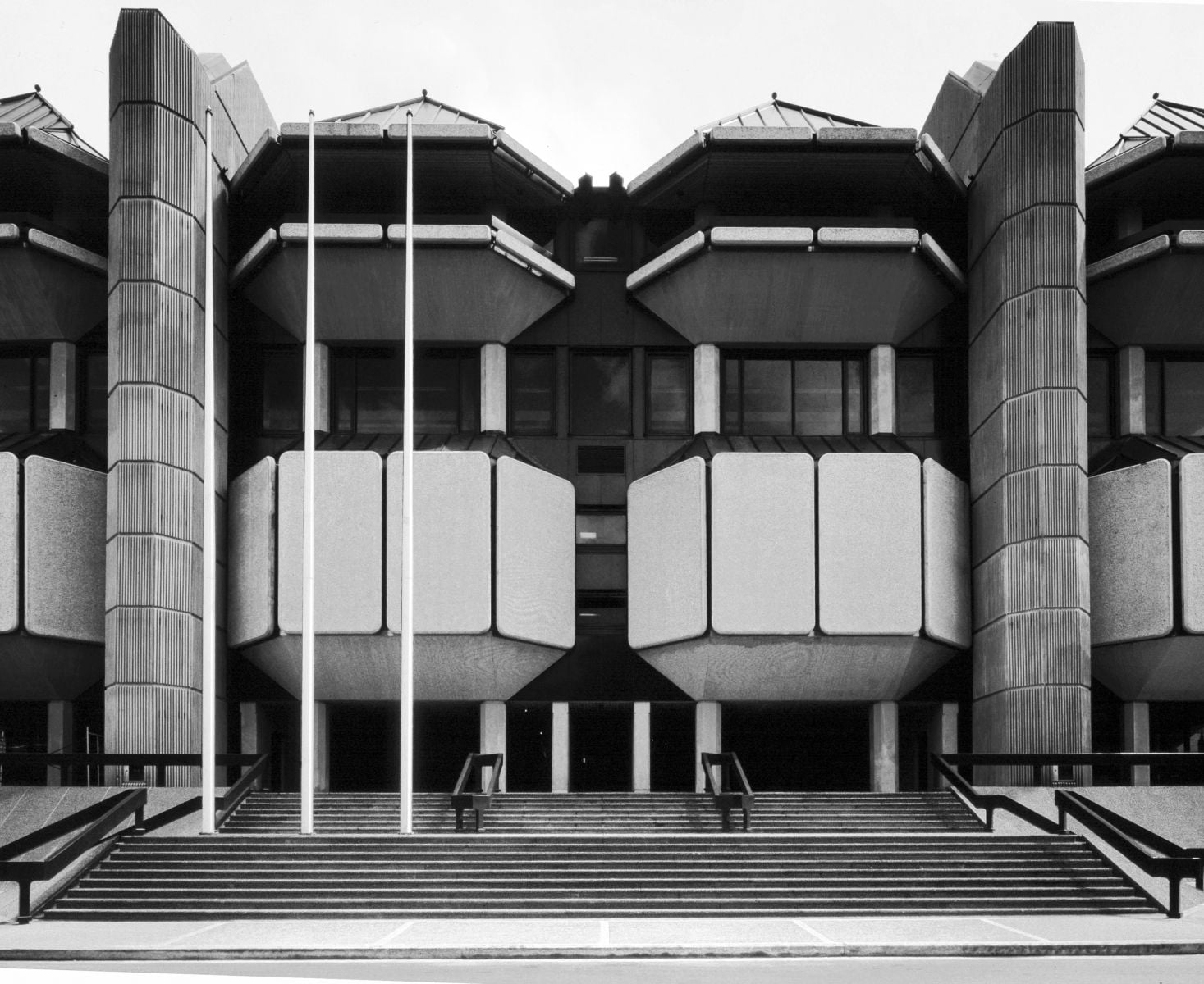 Ruskin Punch, for Anthony C. Lewis and Associates: Halls of Justice, Port of Spain, Trinidad. Photograph courtesy of ACLA Architecture