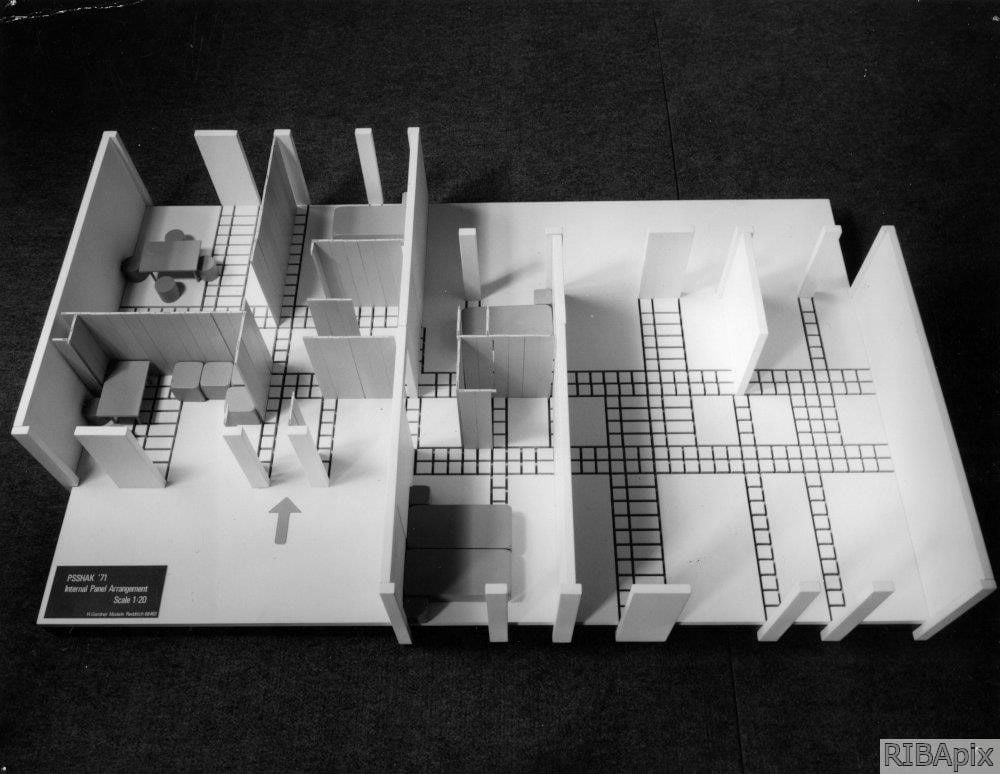 Primary Supports Structure Housing Action Kit (PSSHAK) model, 1971, Toomey, Bill 