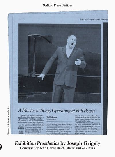 Cover artwork for Exhibition Prosthetics